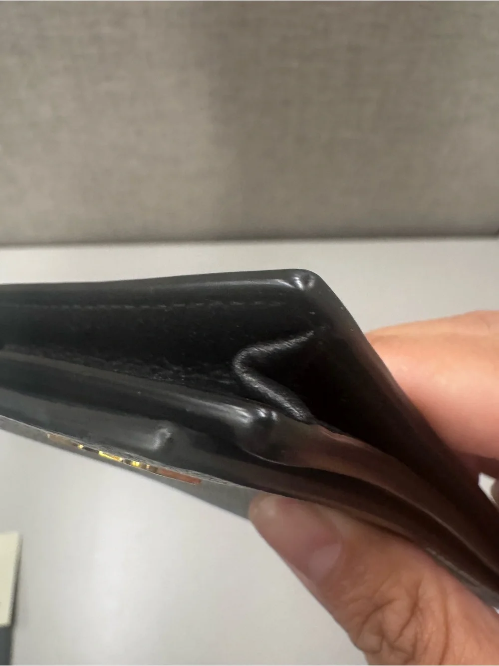 Saint Laurent Long Black Leather Zip Wallet